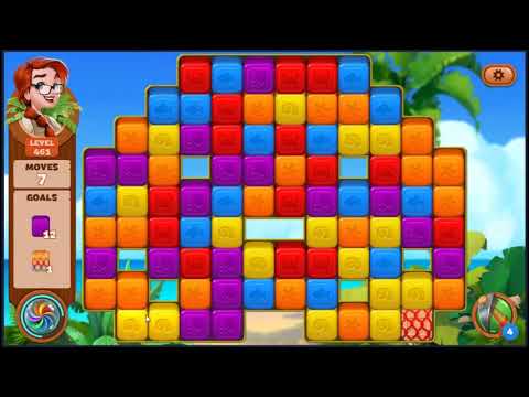 Lost Island Blast Adventure Level 461 - NO BOOSTERS 🏝️ | SKILLGAMING ✔️