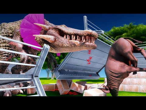 ✅ Purussaurus Rex hunting prey #1 - Animal Revolt Battle Simulator