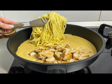 Pyszny, robię ten makaron co tydzień! Prosty obiad w 30 minut!