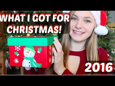 WHAT I GOT FOR CHRISTMAS! 2016 Video