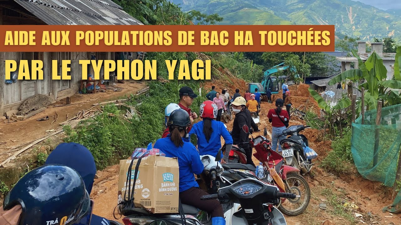 Aide aux populations touchées par le typhon Yagi