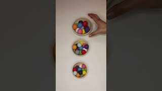 🌟 Oddly Satisfying Reverse Video 🌈 Colorful Beads 🔴 Marbles 🌈 Wooden balls 🔵