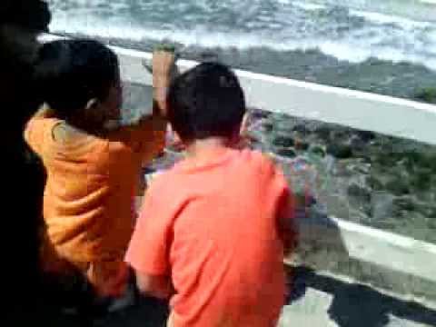 Junior y Adiel en la Playa