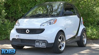 300HP Smart Car is The Ultimate Tuner Troll (Turbo Hayabusa Swapped Smart Car) by That Dude in Blue