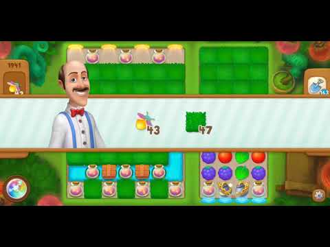 Gardenscapes Level 1941 Walkthrough "No Boosters Used"