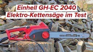 Einhell Elektro Kettensäge GH-EC 2040 im Test!