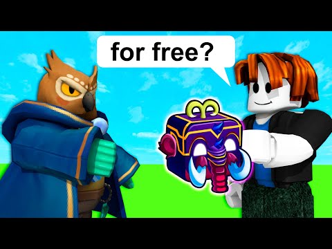 Giving Mammoth Fruit to Noobs in Blox Fruits...