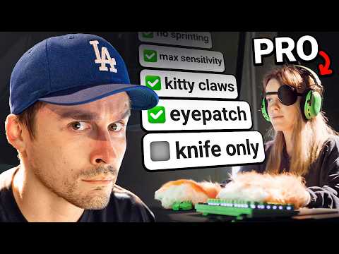 1v1ing a Valorant Pro But Every Time She Kills Me She Gets Nerfed