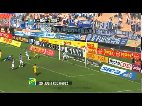 Gol de Julio César Rodríguez. Godoy Cruz 1-1 Defensa y Justicia