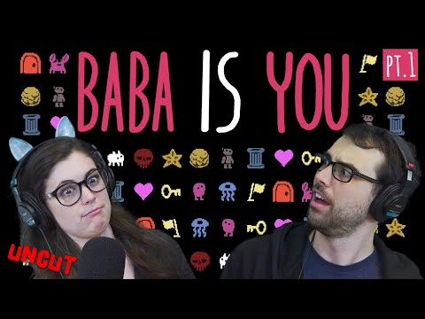 Watch our brains melt (Baba Is You pt.1 uncut)