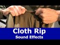 Cloth Rip Sound Effects Paper Tear Cloth Rip Cardboard Rip