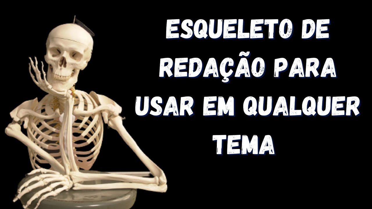 ESQUELETO DE REDAÇÃO para usar em QUALQUER TEMA | Professora Fabíola Rodrigues