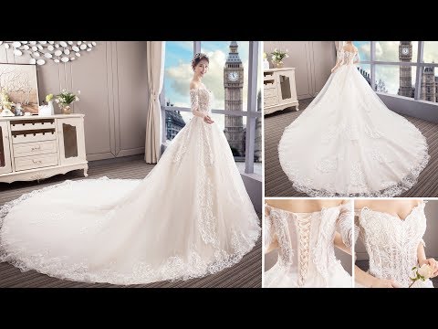 Rochii de mireasa printesa cu trena regala la comanda de Giulia Dresses