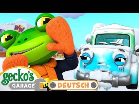 Tilly, der Schneeball | 60-minütige Zusammenstellung｜Geckos Garage Deutsch｜LKW für Kinder 🦎🛠️