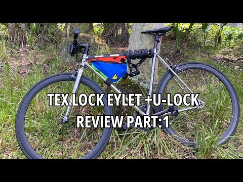 @texlock  Tex-Lock eyelet plus u-lock review #bicycles #bikelock #review