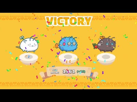 AXIE INFINITY ARENA | TRIPLE DUSK 1500 MMR | BUG SIGNAL + TERROR CHOMP (CUTE BUNNY) COMBO