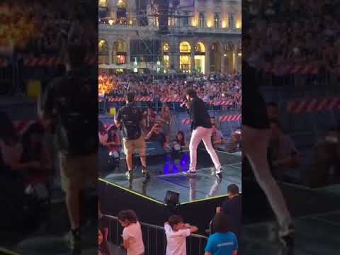 2018.06.15 Mika & Fedez rehearsal "Beautiful Disaster" #rilive in Milan