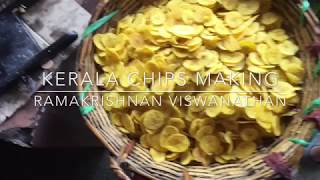 preview picture of video 'Kerala chips in the making | Thekkady | Malabar chips | Ramakrishnan Viswanathan'
