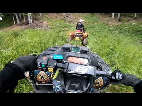 Traseu cu ravene si dificultate! Atv shock team! 