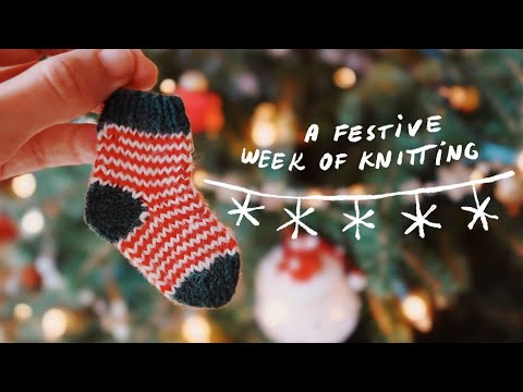 a Christmas week of Knitting ✿ Knit Knacks 04 ✿ knitting podcast