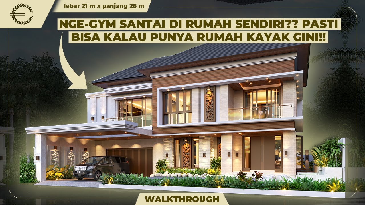 Video 3D Mr. Wempy Villa Bali House 2 Floors Design - Jakarta