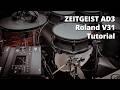How to SETUP your ZEITGEIST AD3 Shell Set with a ROLAND V31 sound module