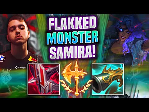 FLAKKED IS A MONSTER WITH SAMIRA! - G2 Flakked Plays Samira ADC vs Kai'sa! | Season 2022