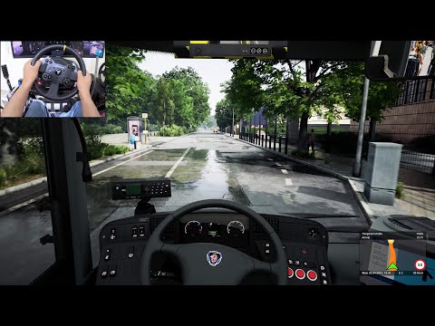 The Bus - Line 200 new update gameplay Part 1 | Thrustmaster TX