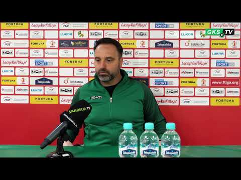 Konferencja prasowa po meczu GKS Bełchatów - Sandecja Nowy Sącz 0:2