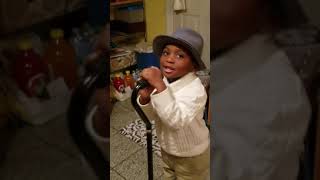 3 year old singing stand by my girl by Dan Auerbach