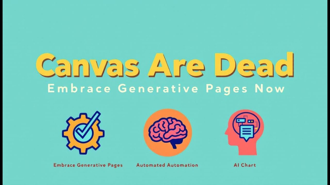 Canvas Apps Are Dead: Why Generative Pages Win