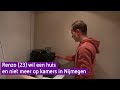 Renzo (23) wil graag een huis en komt maar niet van zijn studentenkamer af