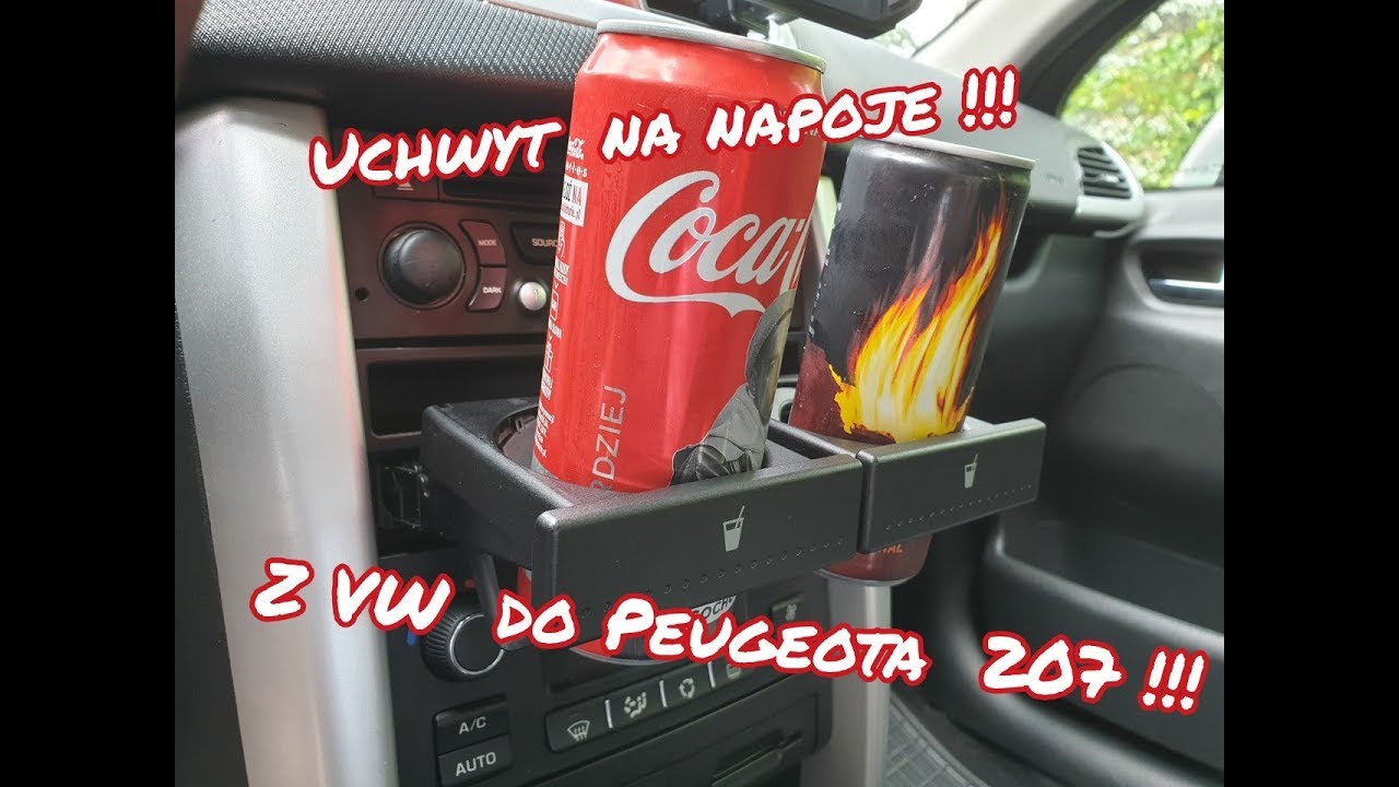 Uchwyt na kubek/puszkę z VW do Peugeot 207 Opla Astry G
