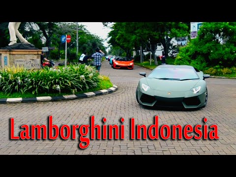 SUARA KONVOI LAMBORGHINI CLUB INDONESIA DI PERUMAHAN | BOGOR | HD