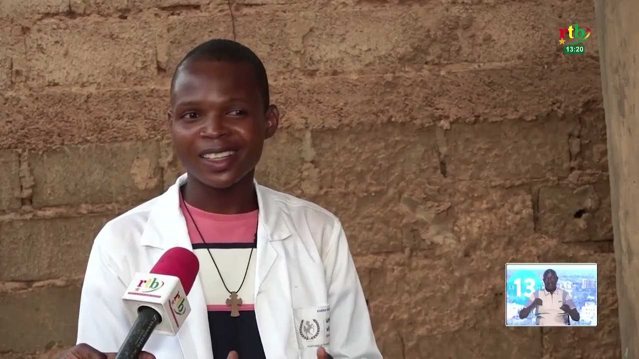 Vincent Babine, étudiant en ingénierie et concepteur d’un vélo électrique made in Burkina