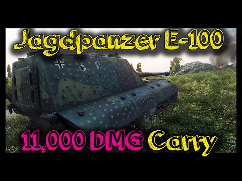► World of Tanks - JagdPanzer E-100 - 11,000 Damage - 8 Kills | JagdPanzer E-100 Gameplay Review