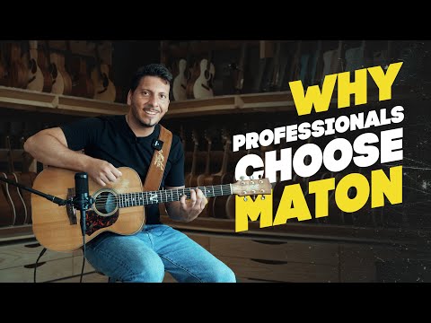 Why professionals choose MATON guitars | Andrea Valeri