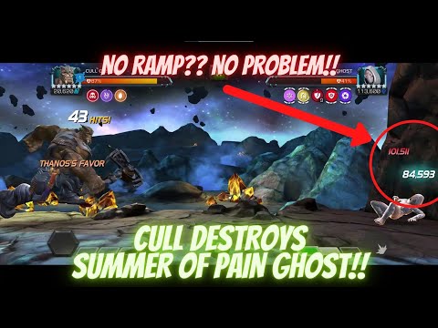 CULL DESTROYS SUMMER OF PAIN GHOST!! NO RAMP UP?? NO PROBLEM!!