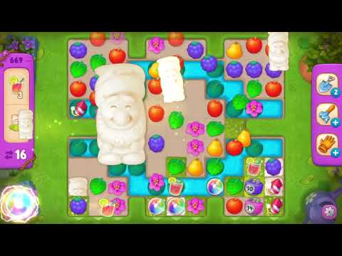Gardenscapes Level 669 | Online Game