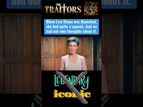 Lisa Rinna Called Herself an “Iconic” & “Legendary” Player At the End of The Traitors US — But… No.