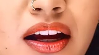 Serial Actress Gayathri Yuvraj Lips Closeup