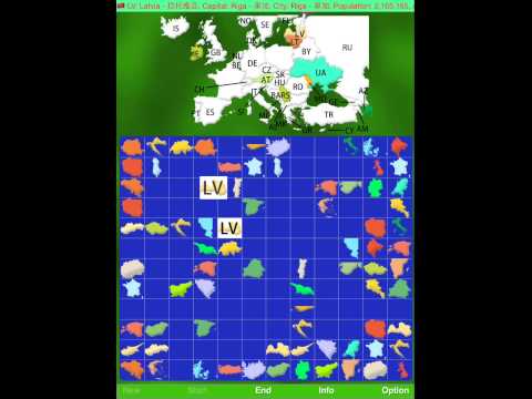 Map Solitaire - Europe Video