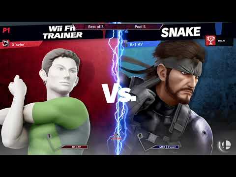 Lagspike 36 - Pool 5 - MRB | X'avier (Wii Fit) vs BR1 AV (Snake)