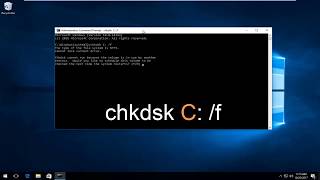 How To Run A Disk Check In Windows 10 Using The Command Prompt