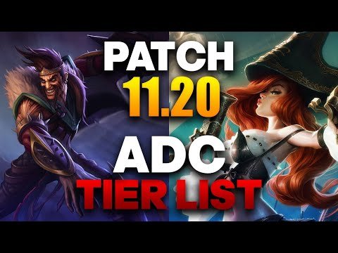 ADC TIER LIST PATCH 11.20 - The Best ADCs & Builds To Climb With