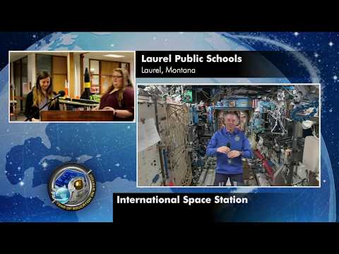 Expedition 55 Inflight Event - Laurel Public Schools - May 1, 2018