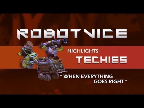 DOTA 2-- TECHIES IS BACK-- RobotVice Techies Highlights