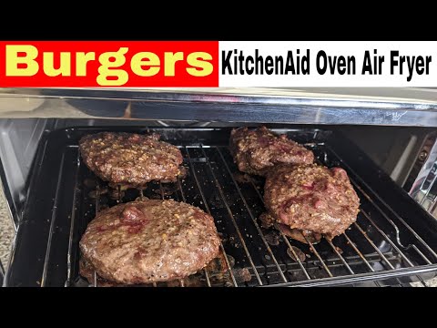 Cooking Burgers in the Air Fryer Oven