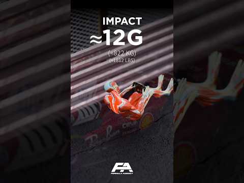 Impact of an F1 Crash 🤯😳