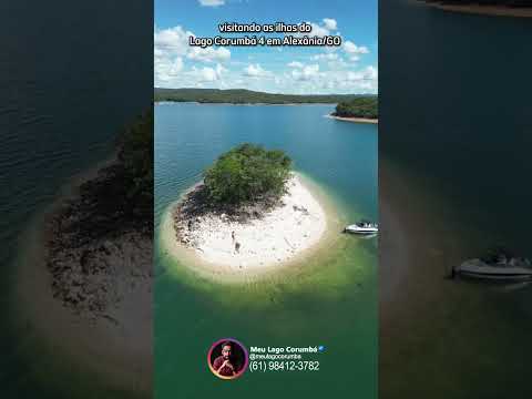 visitando as ilhas do Lago Corumbá 4 em Alexânia/GO